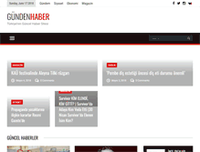 Tablet Screenshot of gundenhaber.com